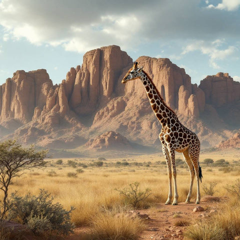 Majestic Wildlife Kingdom Print — No. 363 — Digital Wall Art