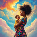 Mystical Surreal Portrait Art — No. 034 — Digital Wall Art