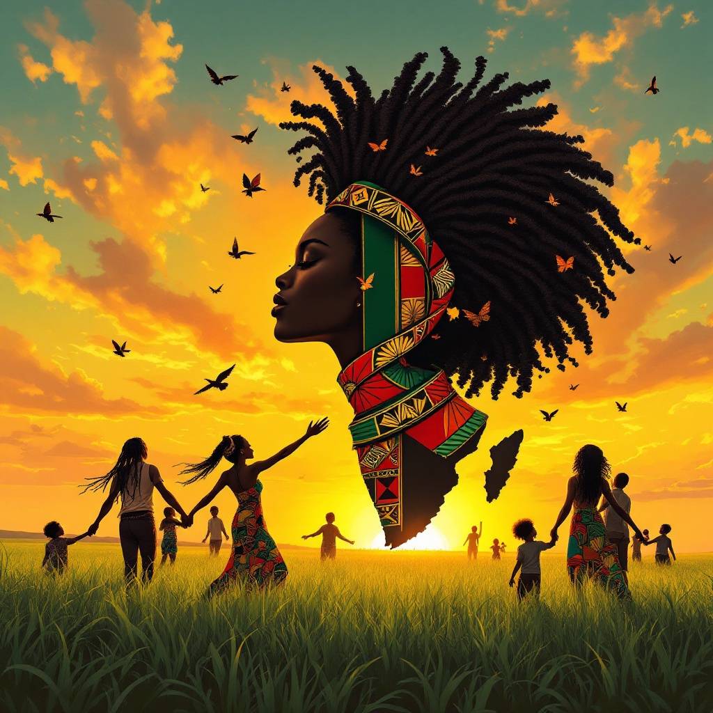 Black Heritage Liberation Art — No. 193 — Digital Wall Art