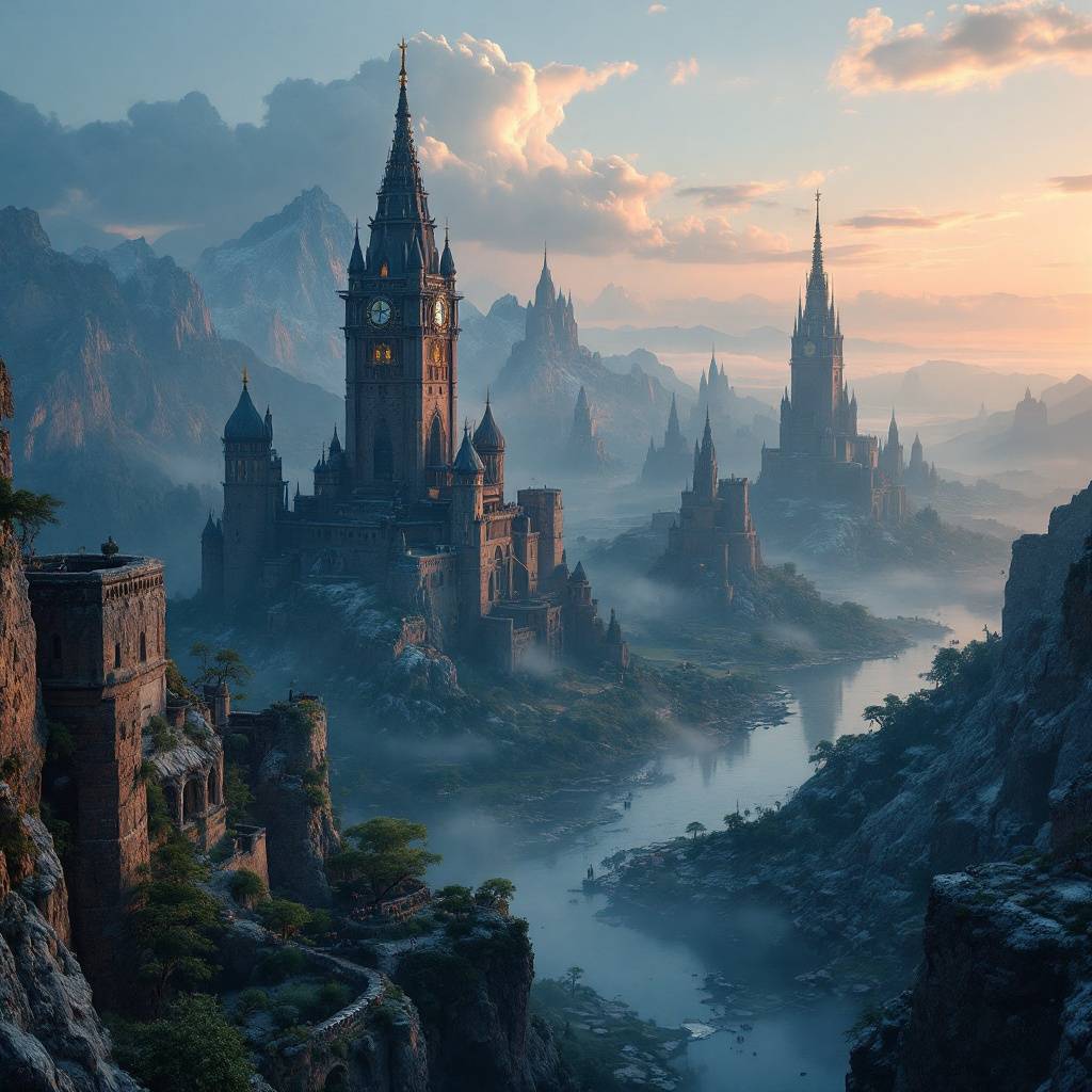 Whimsical Fantasy Adventure Art — No. 442 — Digital Wall Art