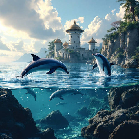 Fantasy Wild Adventure Print — No. 370 — Digital Wall Art