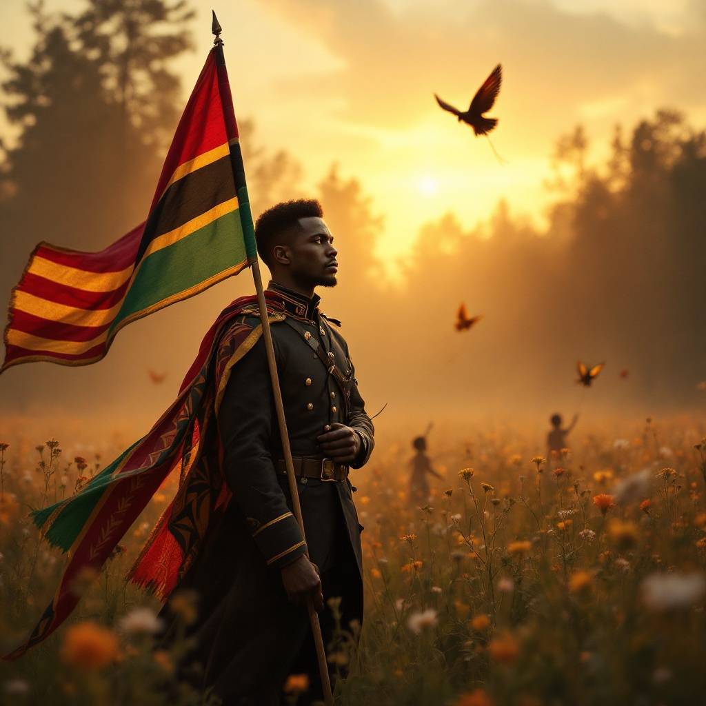 Black Heritage Liberation Art — No. 183 — Digital Wall Art