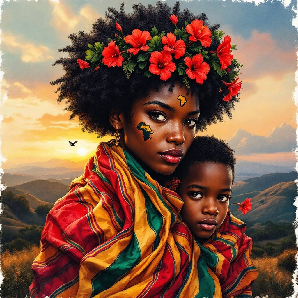 African American Liberation Art Print — No. 041 — Digital Wall Art