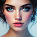Beautiful Faces Print — No. 313 — Digital Wall Art