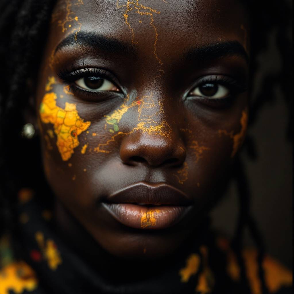 Retro Black Heritage Photography Print — No. 222 — Digital Wall Art