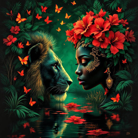 Wildlife Kingdom Art Print — No. 048 — Digital Wall Art