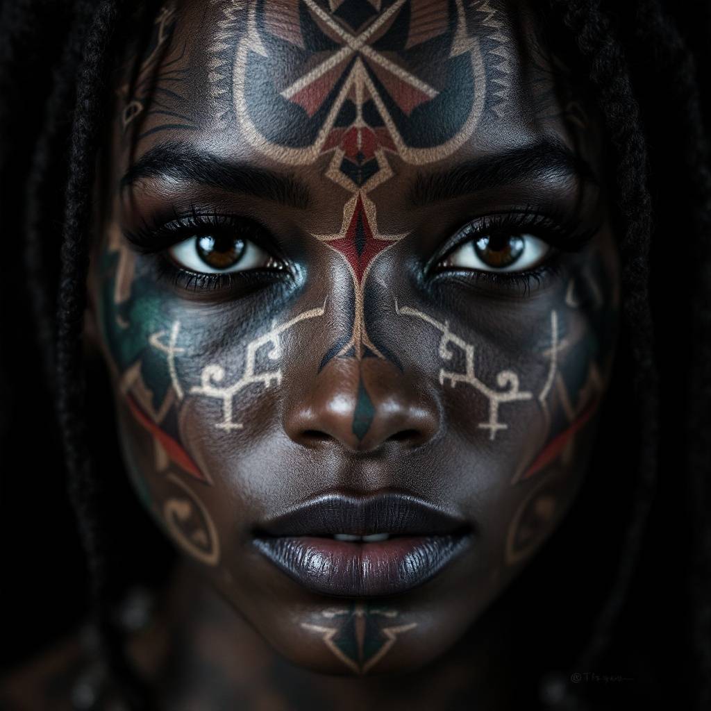 Faces Digital Art — No. 228 — Digital Wall Art