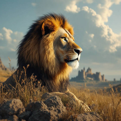 Wildlife Kingdom Art Print — No. 413 — Digital Wall Art