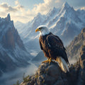 Regal Beast Digital Art — No. 410 — Digital Wall Art