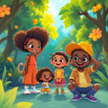 Black Family Heritage Wall Art — No. 530 — Digital Wall Art