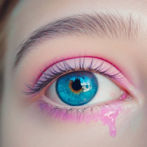 Hyper-Realistic Blue Eye Portrait — No. 336 — Digital Wall Art