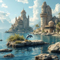 Whimsical Storybook Art — No. 368 — Digital Wall Art