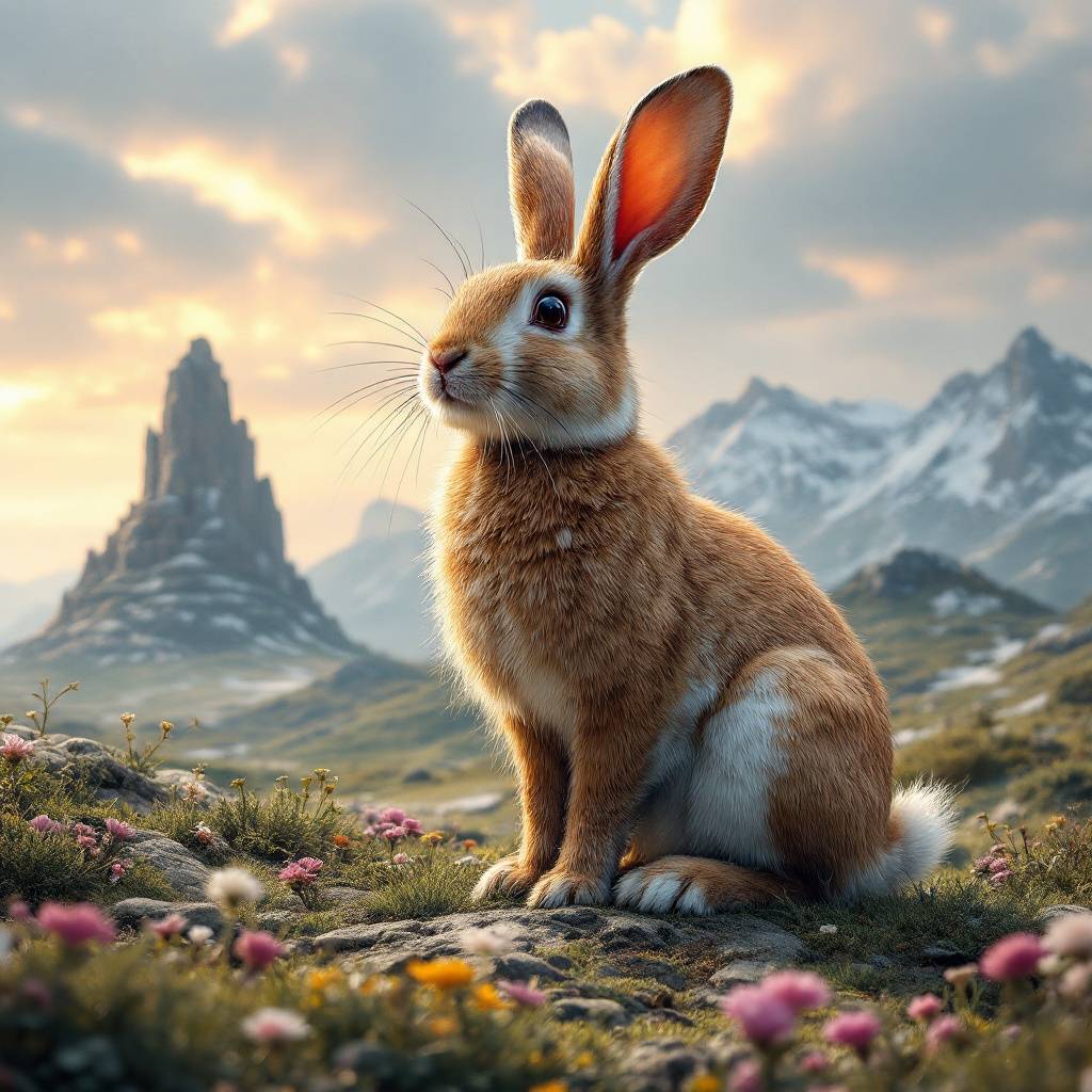 Majestic Wildlife Kingdom Print — No. 385 — Digital Wall Art