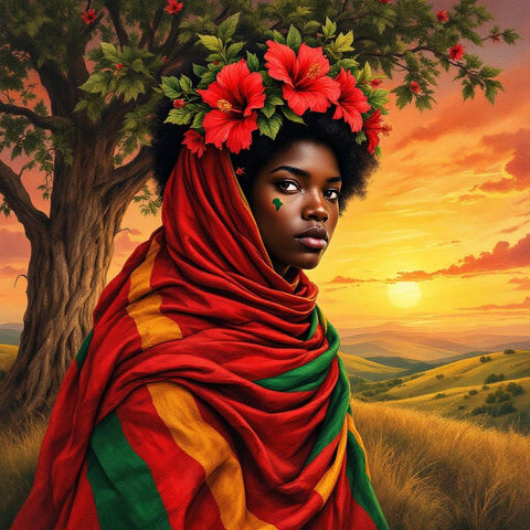 Black Freedom Heritage Art — No. 095 — Digital Wall Art