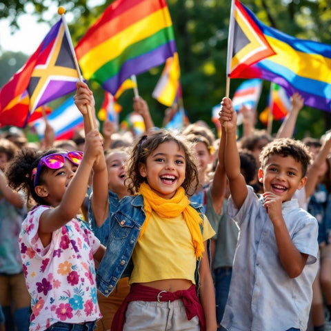 LGBTQ+ Youth Pride Celebration Print — No. 541 — Digital Wall Art
