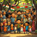 Cultural Togetherness Wall Art — No. 475 — Digital Wall Art