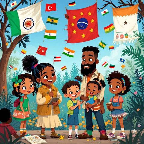 Cultural Unity Digital Art — No. 489 — Digital Wall Art