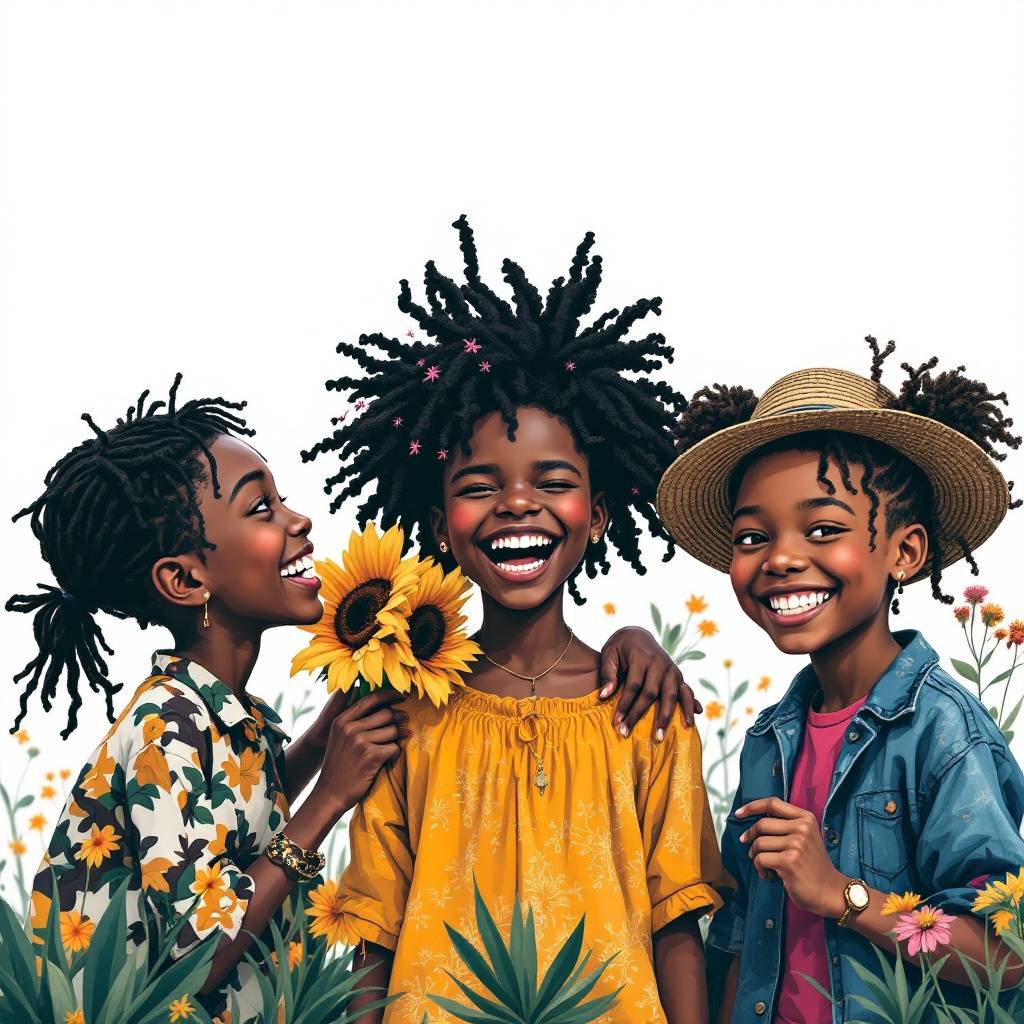 Black Family Heritage Wall Art — No. 521 — Digital Wall Art