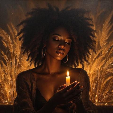 Candlelight Portrait — No. 293 — Digital Wall Art