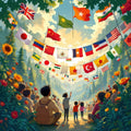 Cultural Unity Digital Art — No. 464 — Digital Wall Art