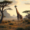 Wild Animal Wall Art — No. 366 — Digital Wall Art