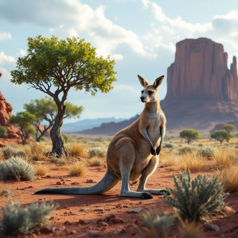 Majestic Wildlife Kingdom Print — No. 351 — Digital Wall Art
