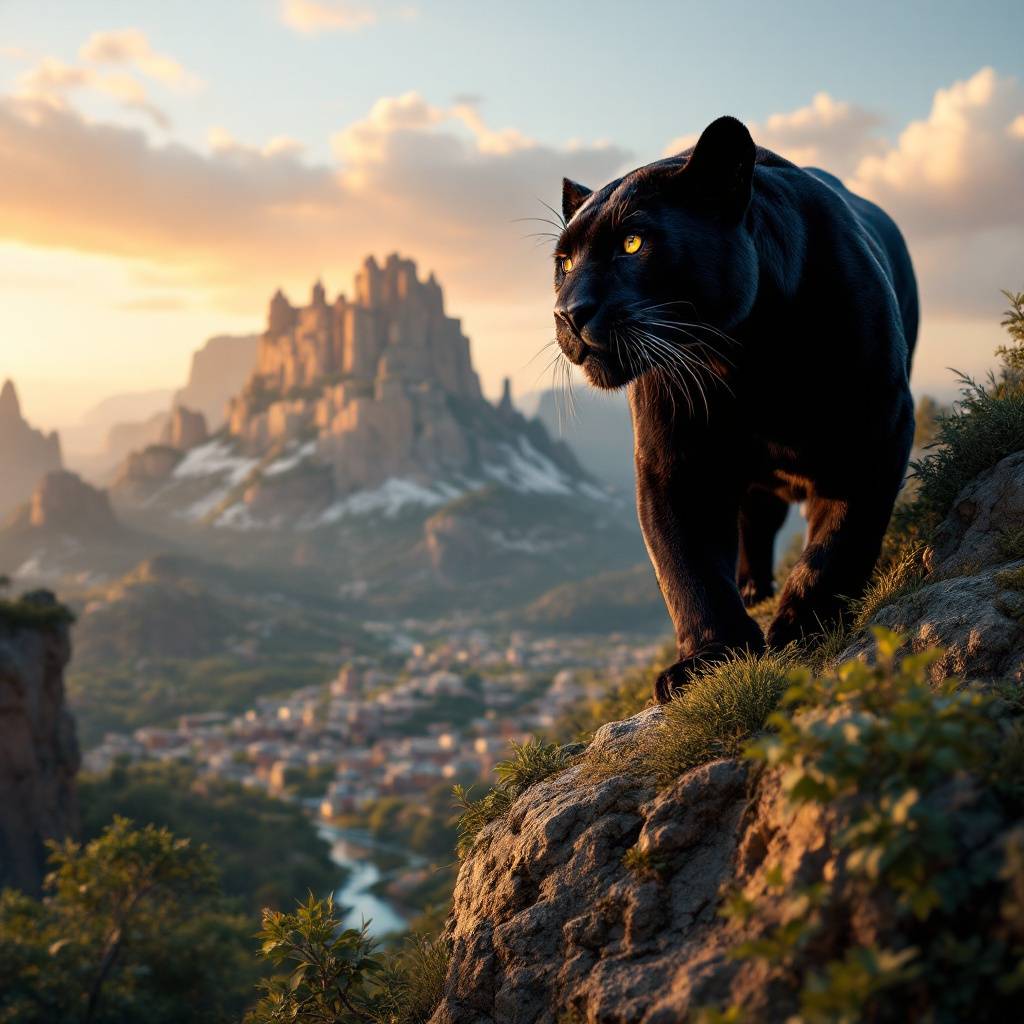 Majestic Wildlife Kingdom Print — No. 400 — Digital Wall Art