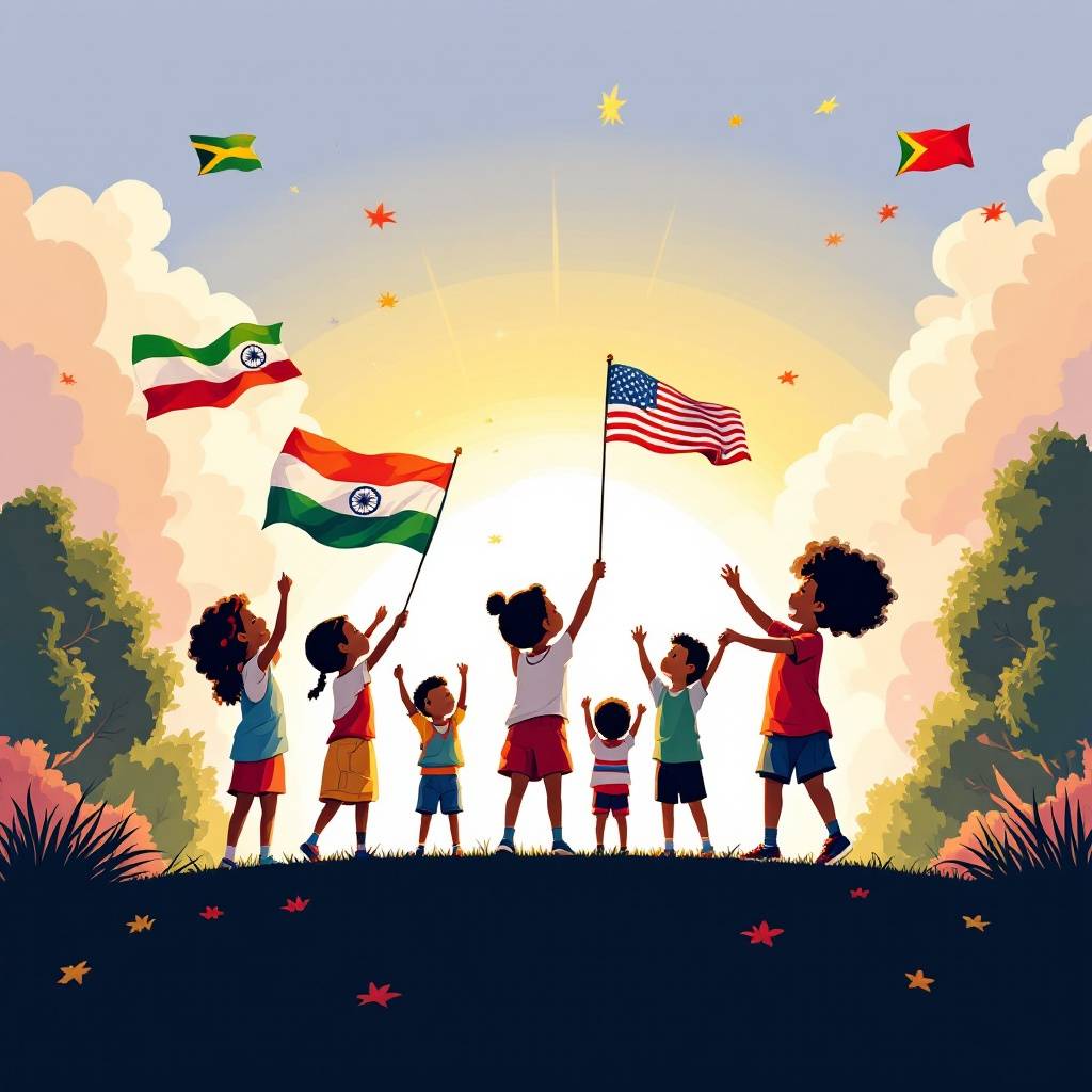 African Unity & Heritage Art — No. 536 — Digital Wall Art