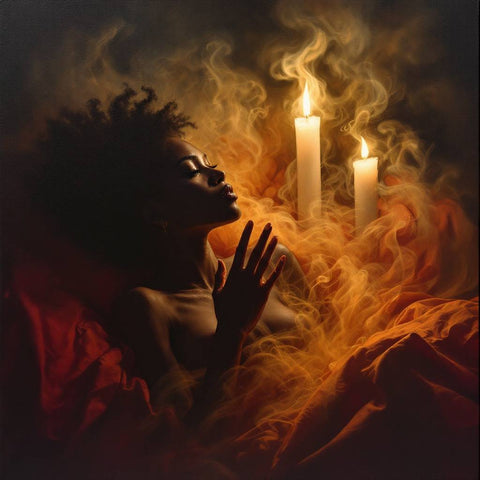 Golden Sunset Portrait Wall Art — No. 281 — Digital Wall Art
