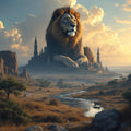 Fantasy Wild Adventure Print — No. 415 — Digital Wall Art