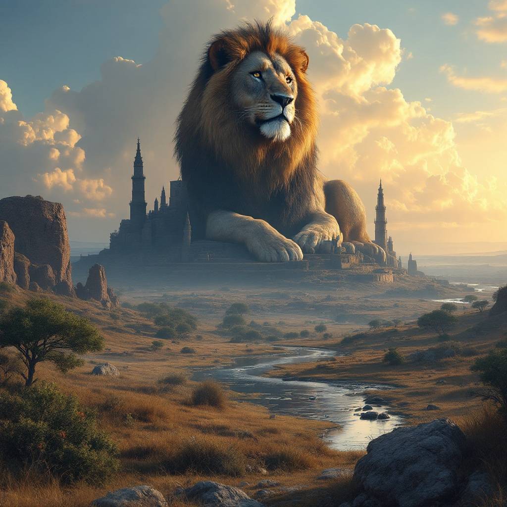 Fantasy Wild Adventure Print — No. 415 — Digital Wall Art