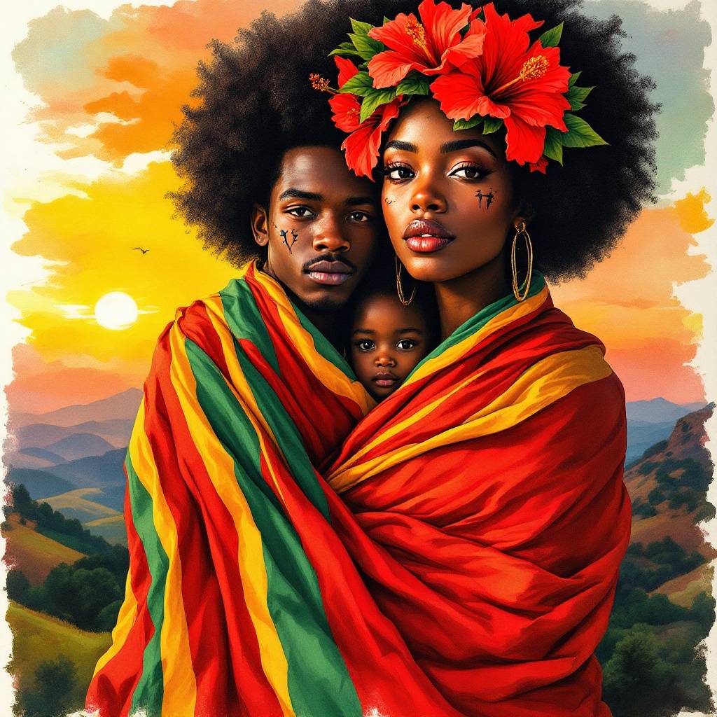 Juneteenth Freedom Celebration Print — No. 148 — Digital Wall Art