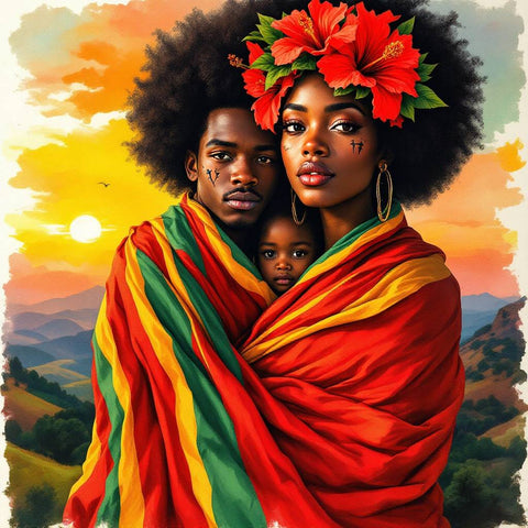 Juneteenth Freedom Celebration Print — No. 148 — Digital Wall Art