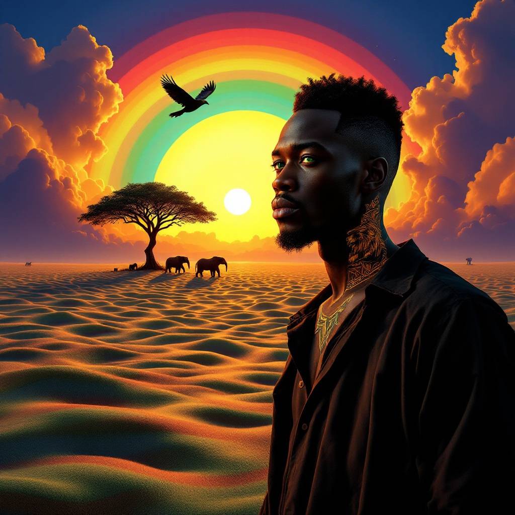 Mystical Surreal Portrait Art — No. 157 — Digital Wall Art