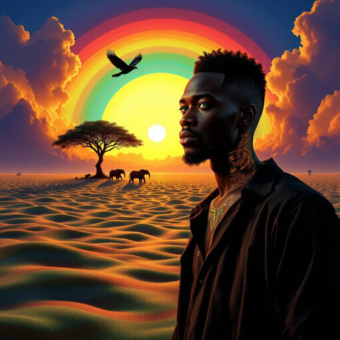 Mystical Surreal Portrait Art — No. 157 — Digital Wall Art
