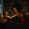 Warm Glow Portrait Art — No. 299 — Digital Wall Art