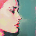 Faces Portrait Print — No. 329 — Digital Wall Art