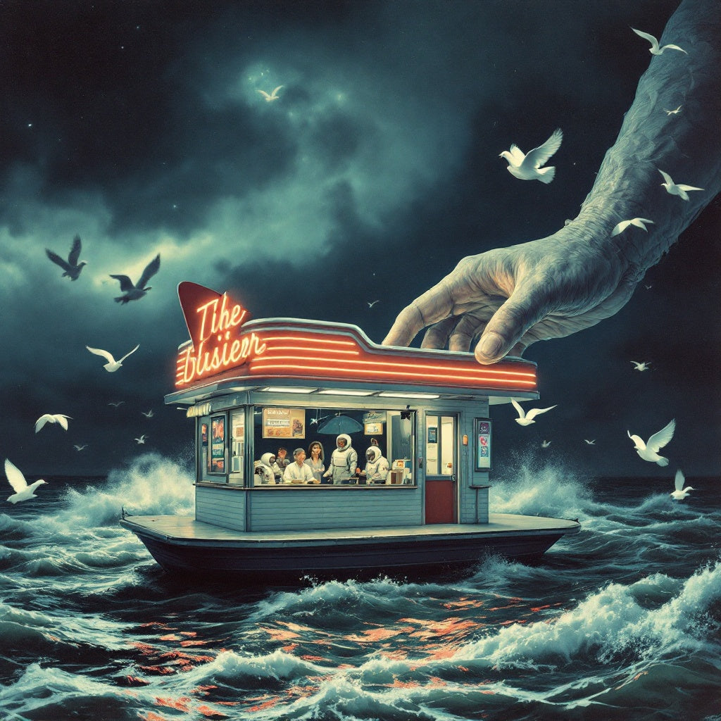 Diner on Stormy Seas
