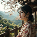 Kimono on the Veranda
