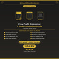 Etsy Profit Calculator + Tracker Spreadsheet Bundle - Complete Seller Toolkit - WishesWithoutBordersCo