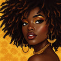 Bohemian Boho Chic Portrait Print