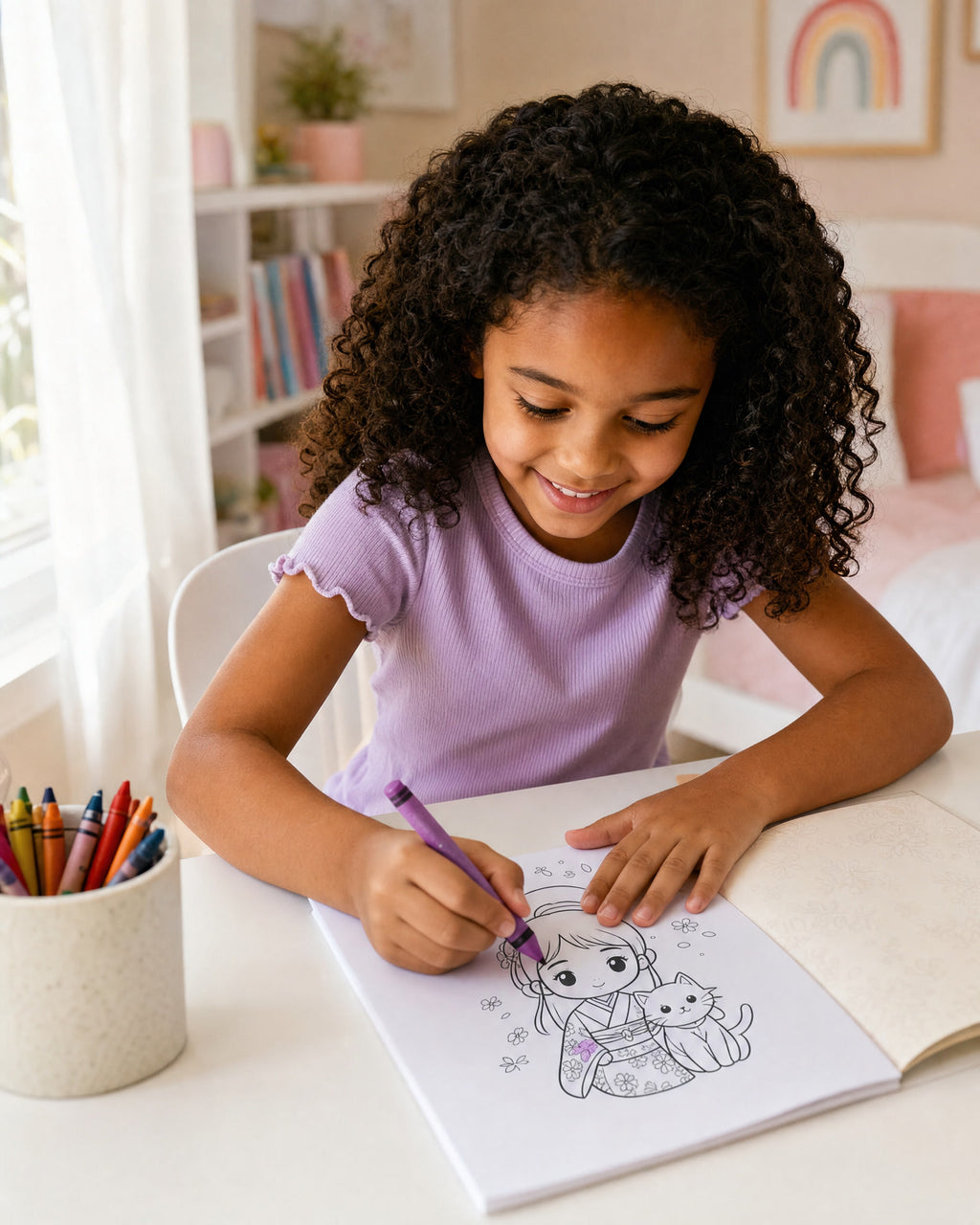 Cultural Diversity Coloring Book for Kids | 10 Around the World Coloring Pages | Multicultural Printable PDF | Homeschool Geography Art