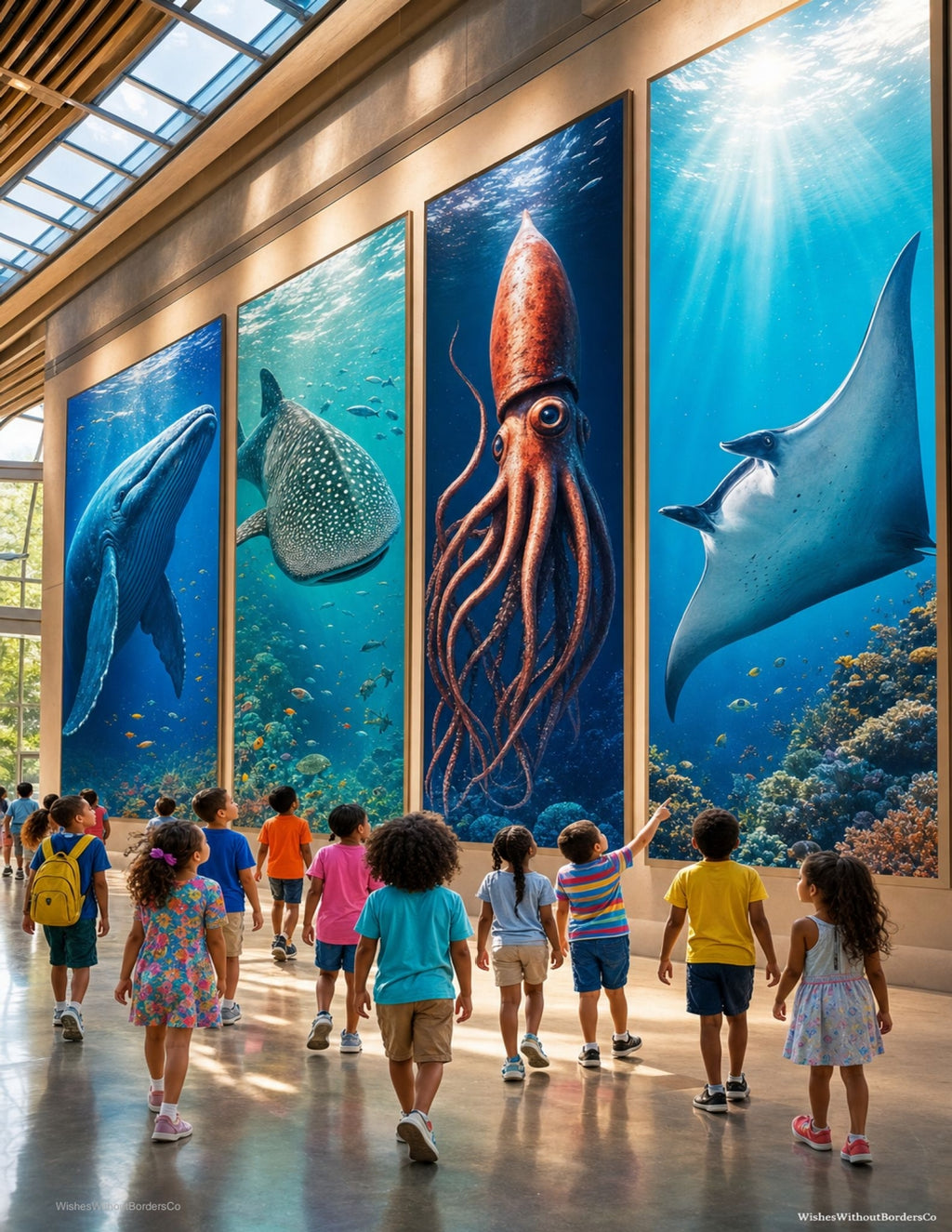 10 Deep Sea Weirdos: A Journey Into the Abyss | Educational Poster Set for Kids