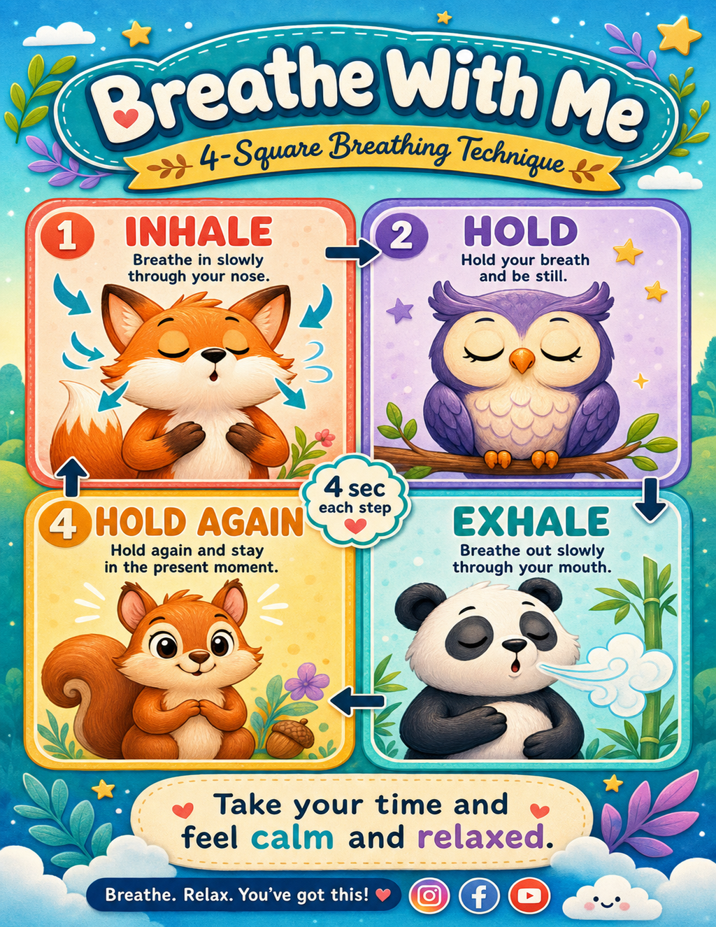 DIY Calm Down Bottle Printable for Kids — Mindfulness Sensory Activity Poster | Classroom & Home Decor | Instant Digital Download