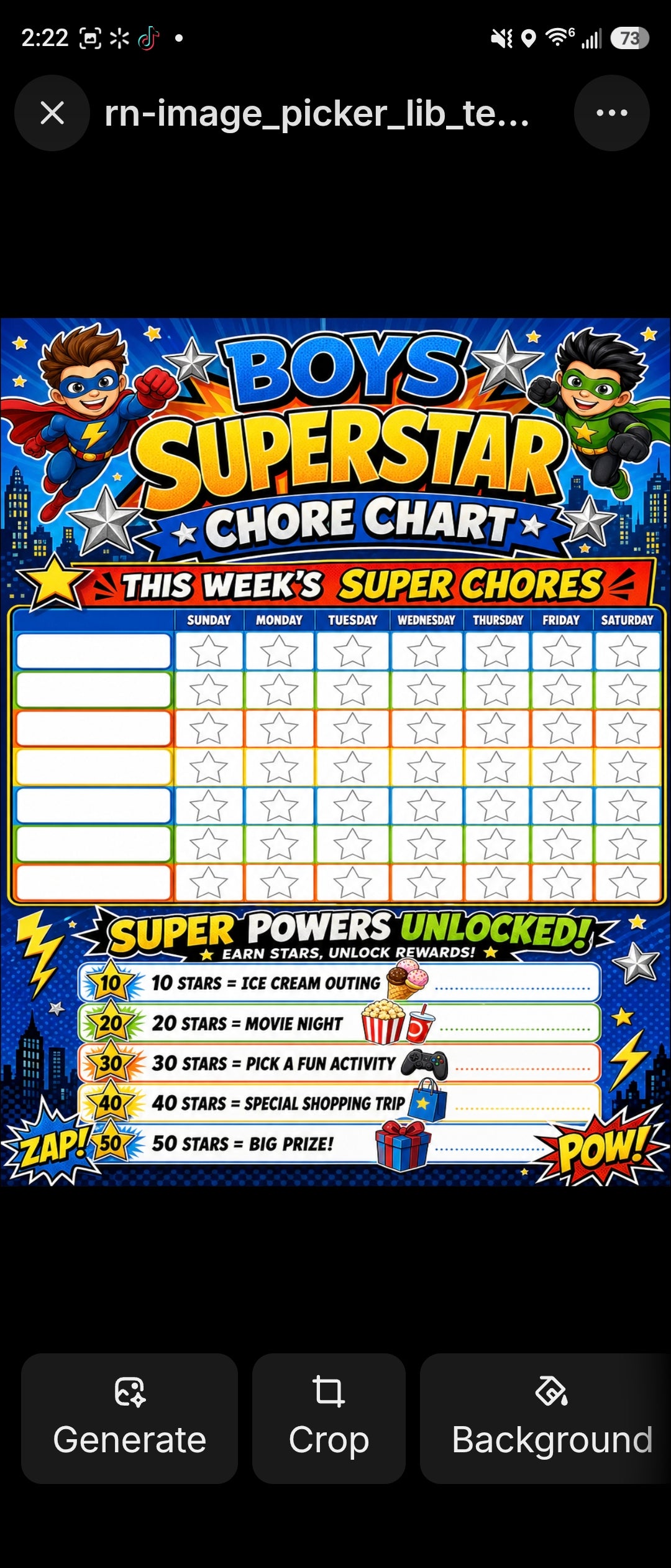 Kids Chore Chart & Reward Tracker Bundle | 6 Printable Chore Charts | Superhero, Princess, Animals & Daily Trackers | Instant Download PDF
