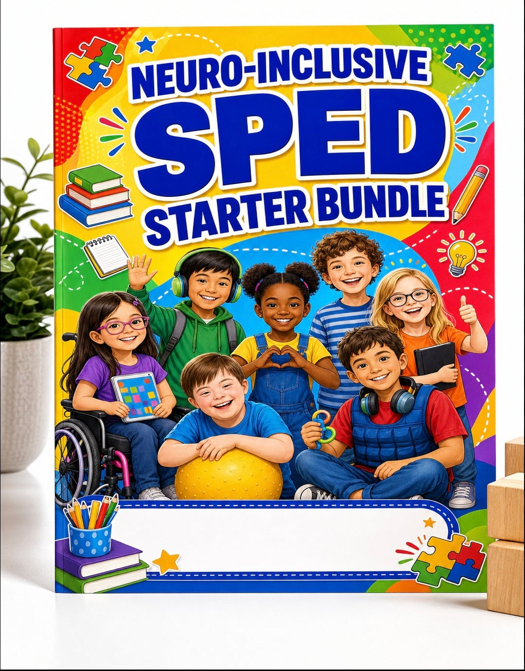 Neuro-Inclusive SPED Starter Bundle | Visual Schedules, IEP Data Binder & Emotion Regulation Toolkit | Special Ed Teacher Printable