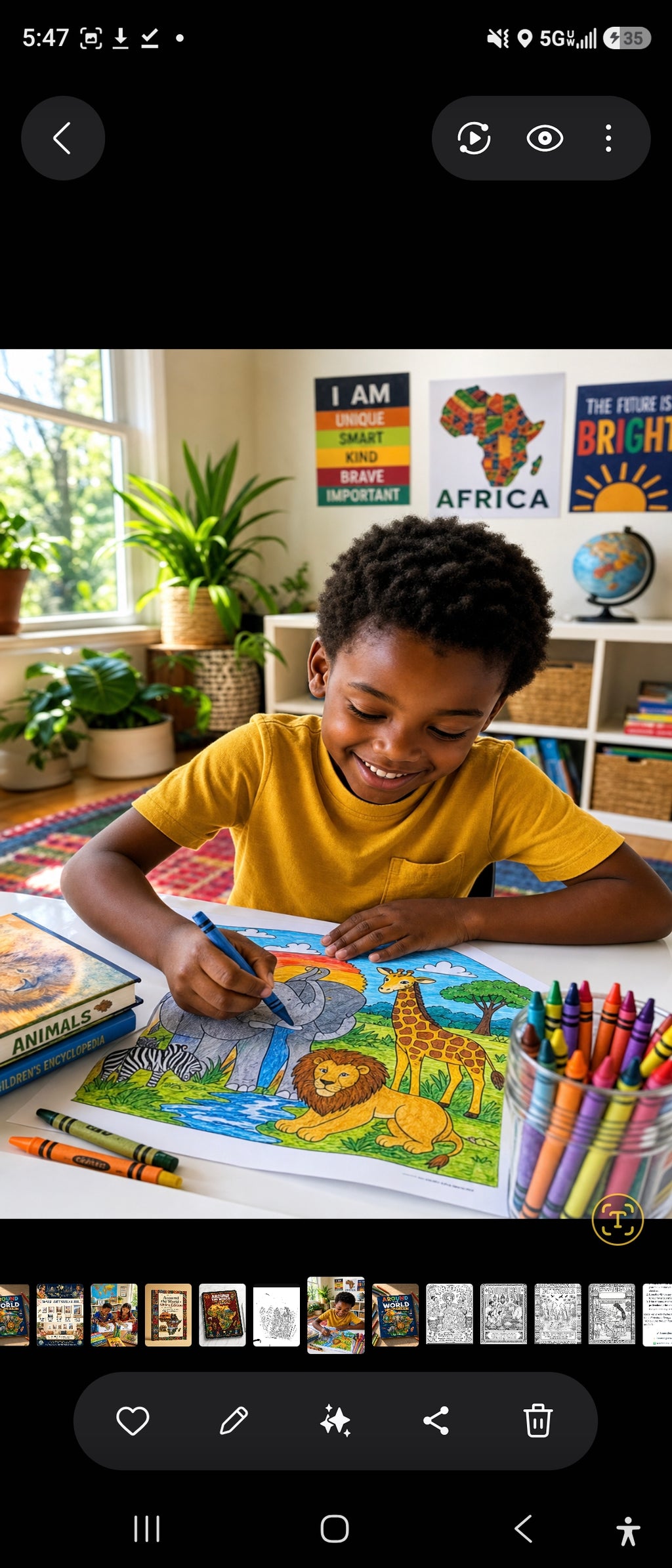 Around the World Coloring Book: Africa Edition | 22 Cultural Coloring Pages + Fun Facts | Educational Geography PDF for Kids