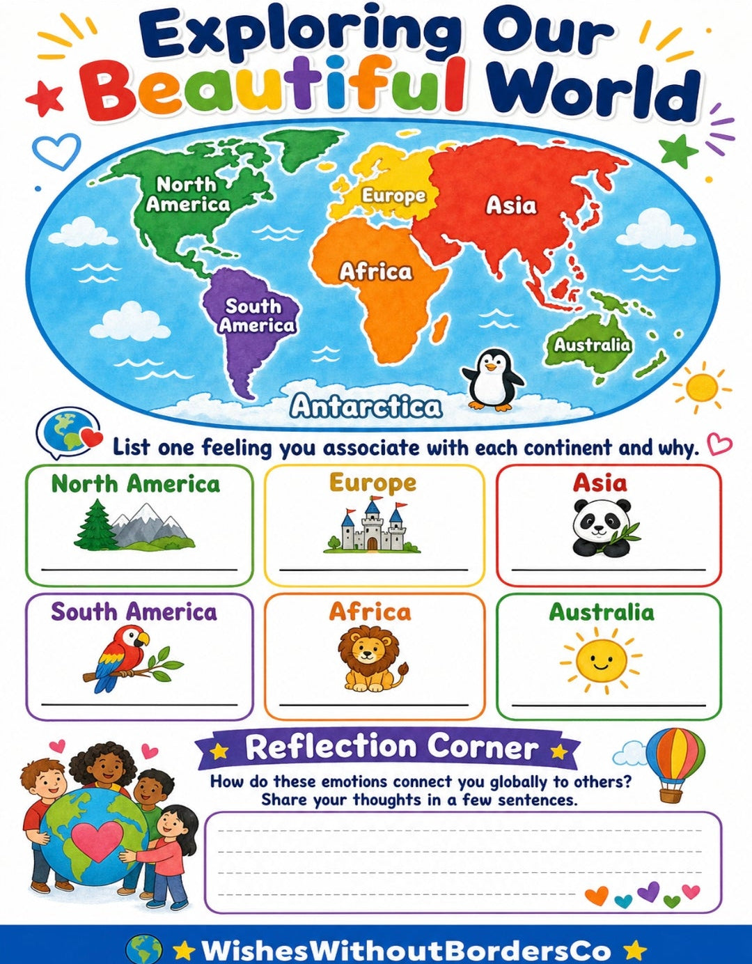 Exploring the 7 Continents: A Social and Emotional Learning (SEL) Journey