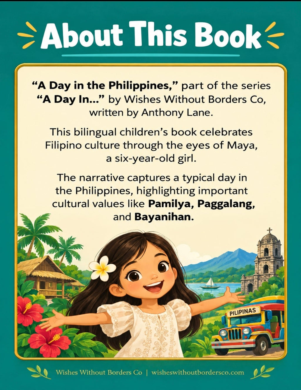 A Day in the Philippines – Bilingual English / Filipino Children's Book