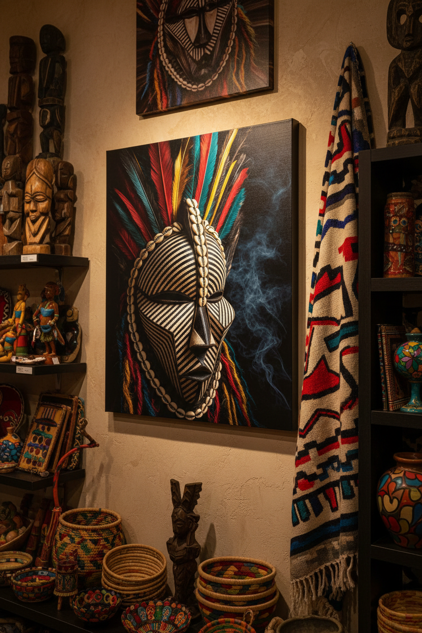 Mystic Spirit Tribal Mask Digital